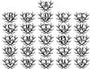 Metal Antler Monogram