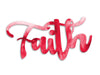 Faith Steel Home Decor Sign