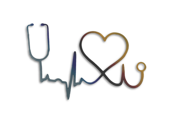 Metal Nurse, Faith, love wall art