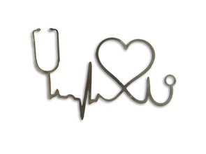 Metal Nurse, Faith, love wall art