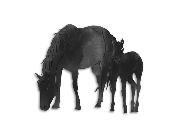 Metal Horse and Colt