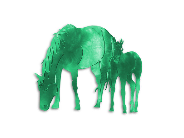 Metal Horse and Colt