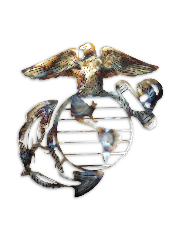 Battle Torn Marine Logo Flag