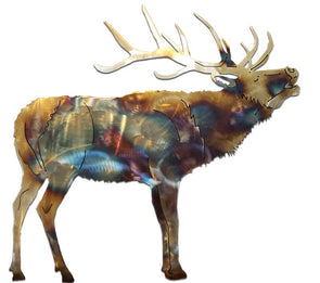 Metal Elk Wall Art