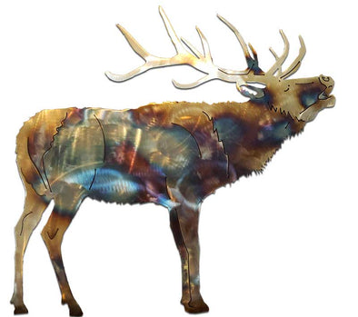 Metal Elk Wall Art